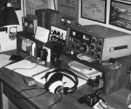 GM5AXY station about 1975 with FT101