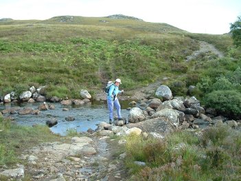 Footpath betwwen A832 and Slattadale on Loch Maree