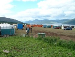 SERC venue with Loch Ness in background